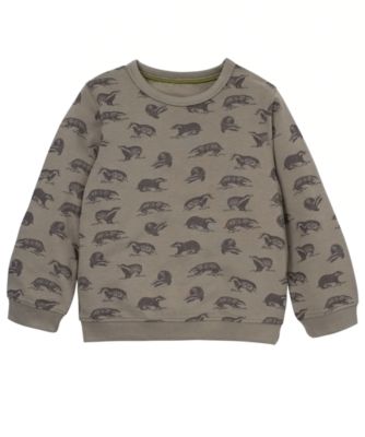 Badger Print Sweatshirt - jumpers & cardigans - Mothercare