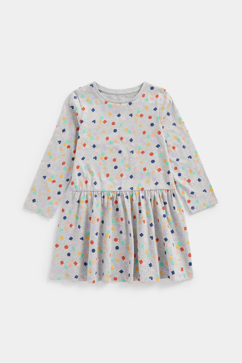 rochie cu talie joasă, cu imprimeu