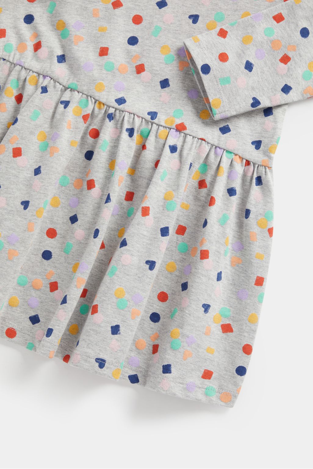 rochie cu talie joasă, cu imprimeu