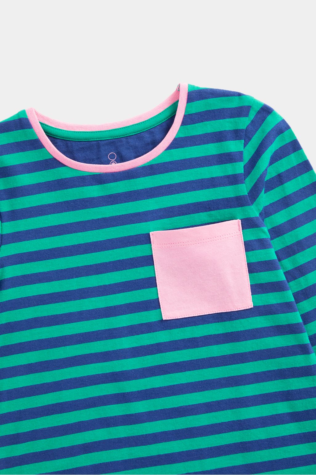 bluză în dungi cu mânecă lungă