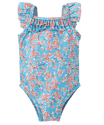 Floral Swimsuit - swimwear - Mothercare