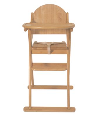 Mothercare Valencia Wooden Highchair - Natural | highchairs | Mothercare