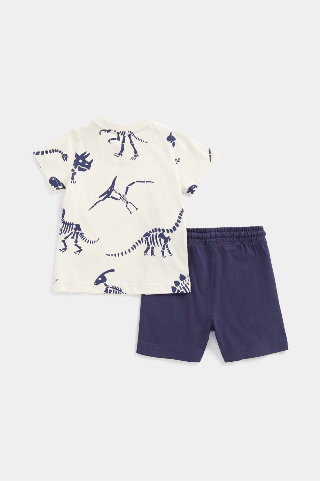 set tricou și pantaloni scurți model dinozaur