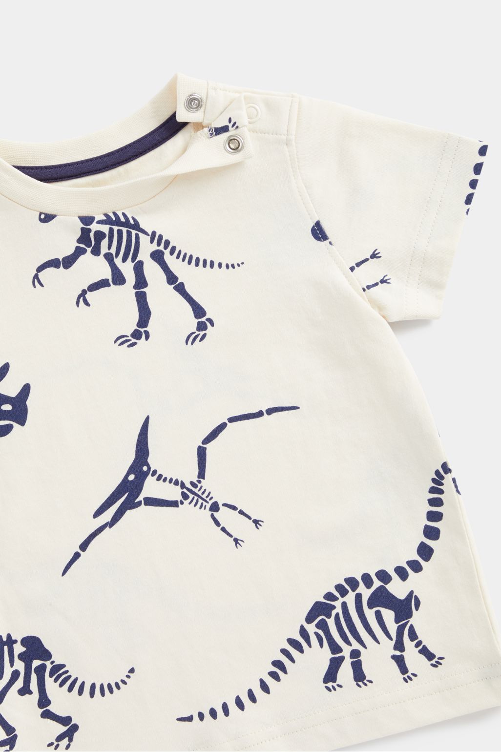 set tricou și pantaloni scurți model dinozaur