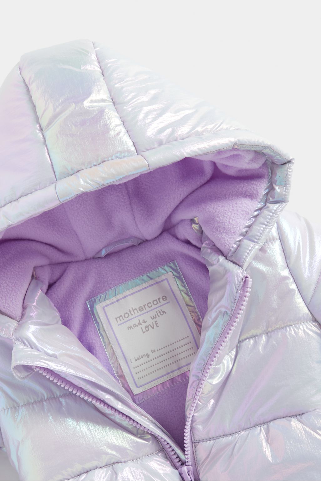 haină de iarnă capitonată cu irizații