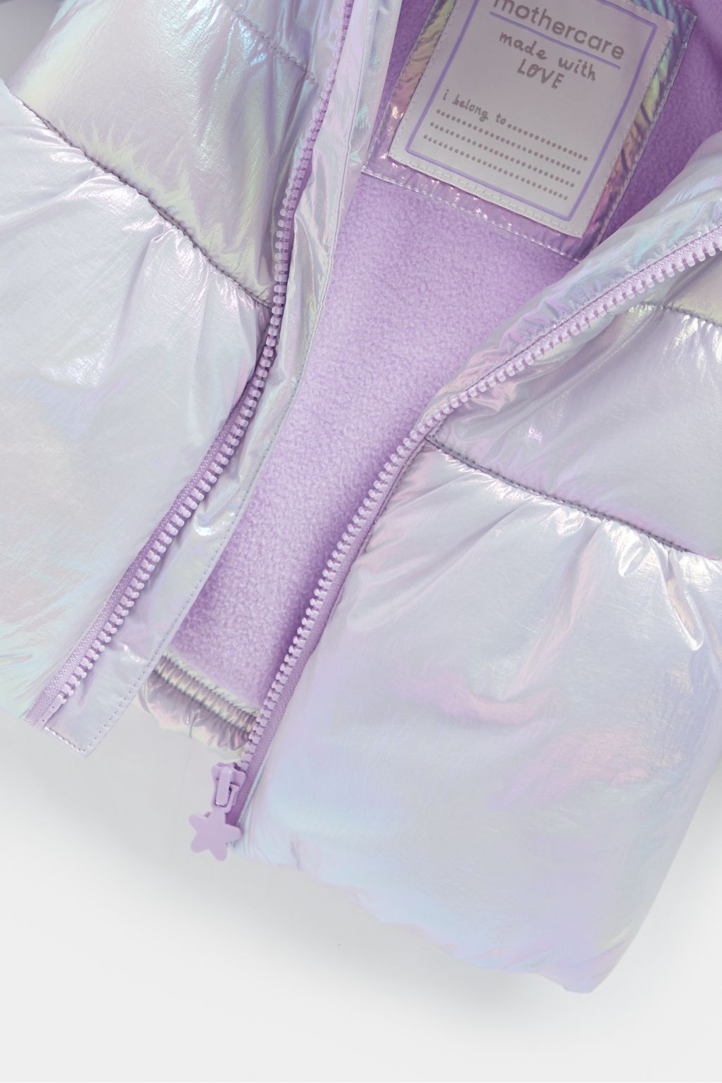 haină de iarnă capitonată cu irizații