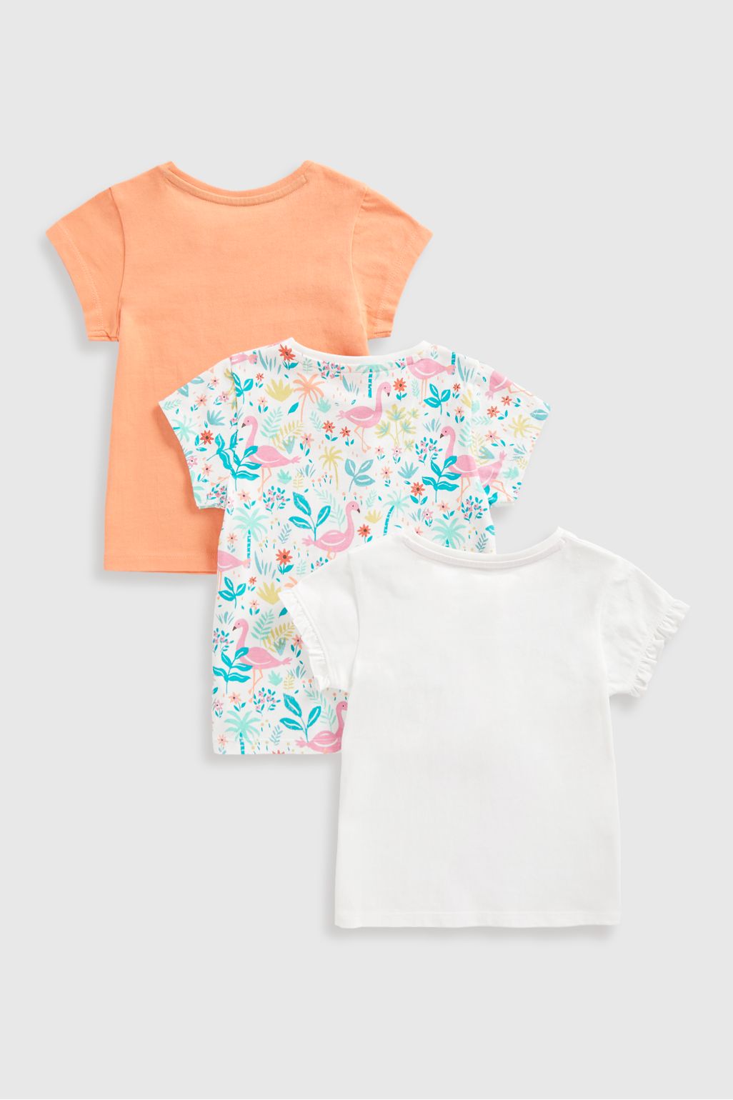 tricouri cu model tropical - set 3 buc