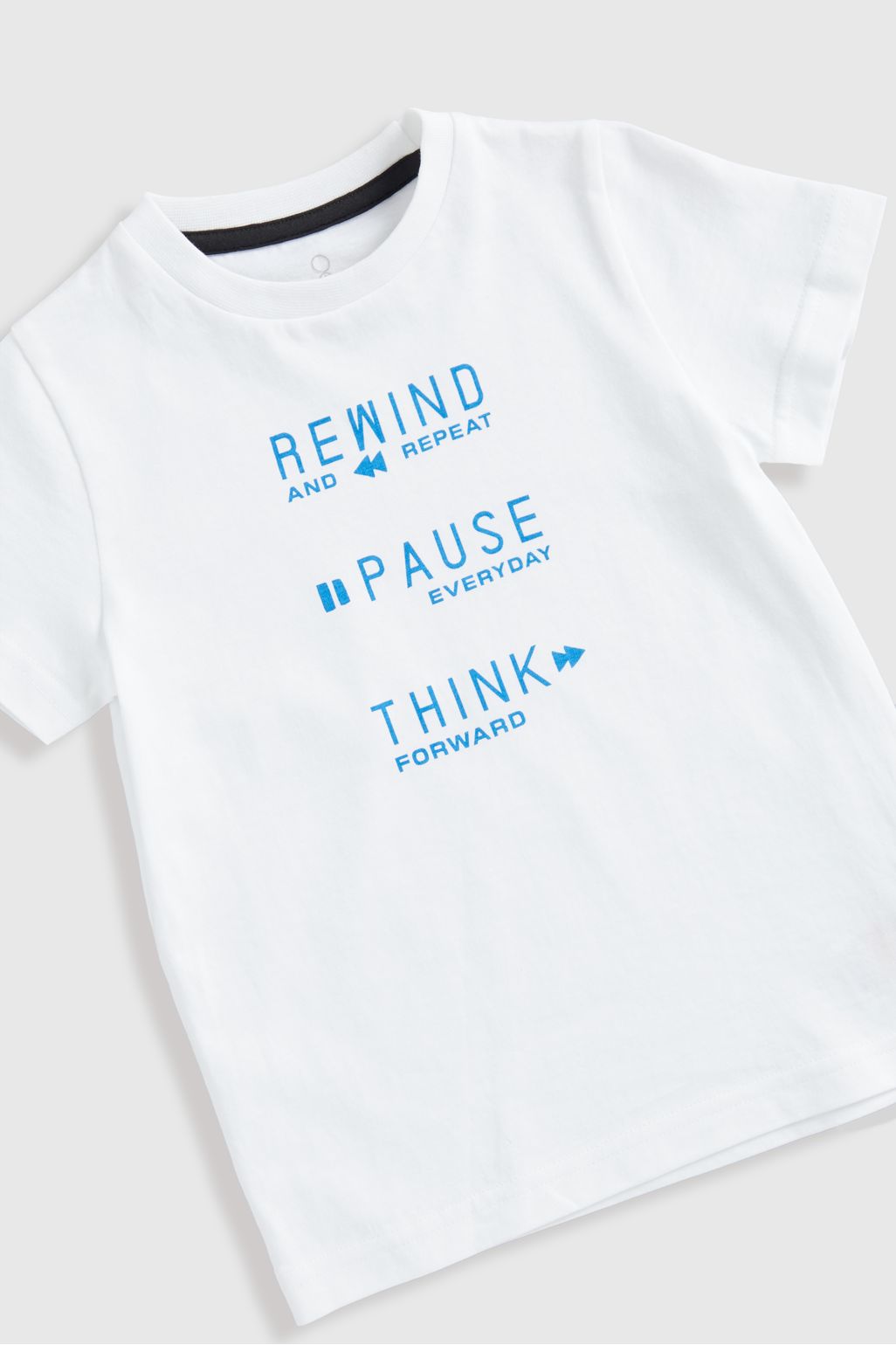 set tricou și cămașă albastră