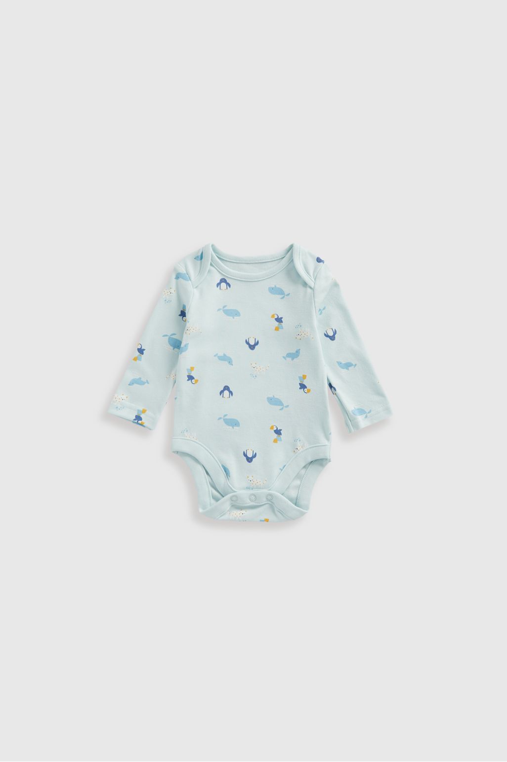 body-uri cu maneci lungi, model arctic - set 5 buc
