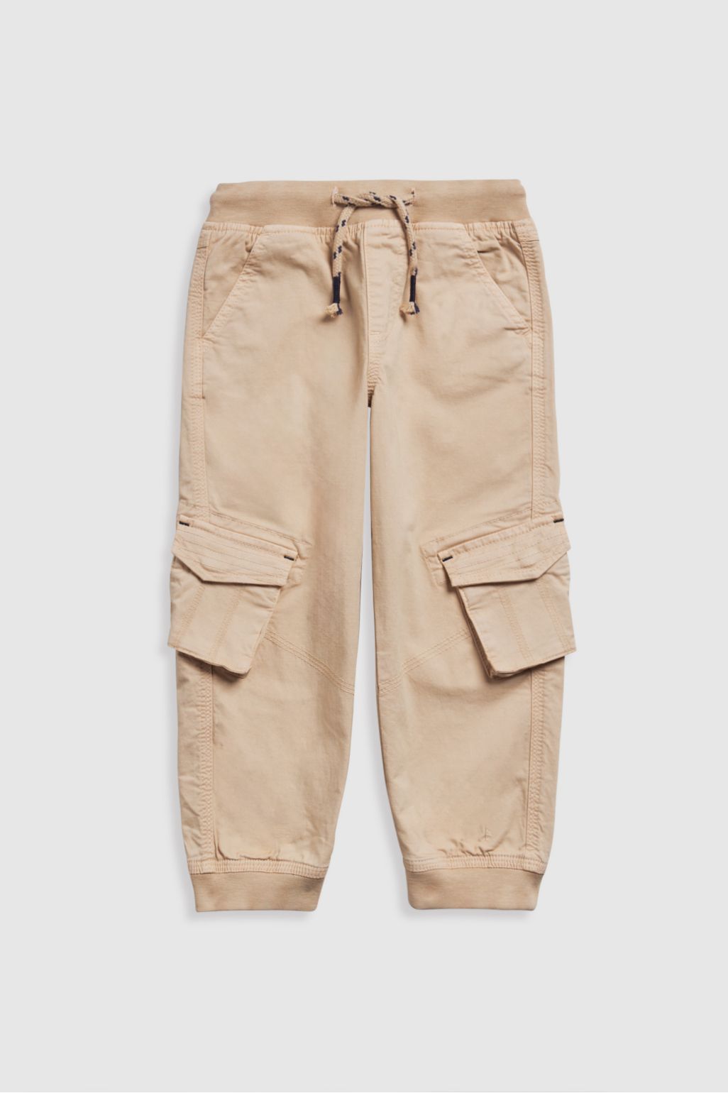 pantaloni cargo bej ecru