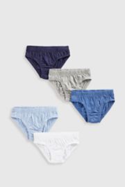 Mothercare Marl Briefs - 5 Pack