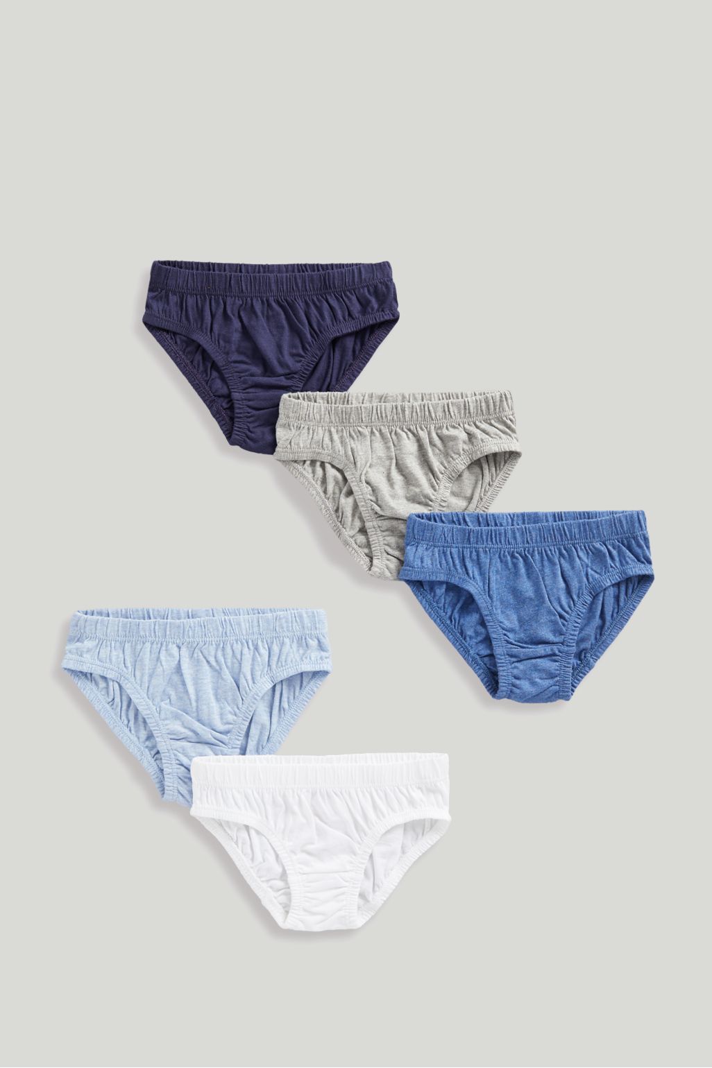 mothercare marl briefs - 5 pack