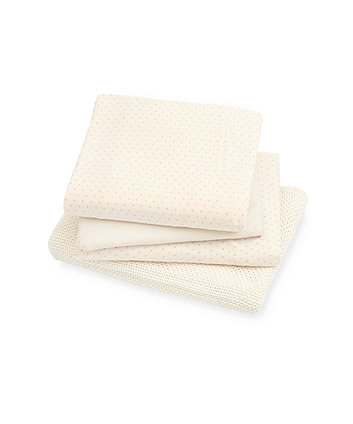 mothercare cotbed starter set - cream