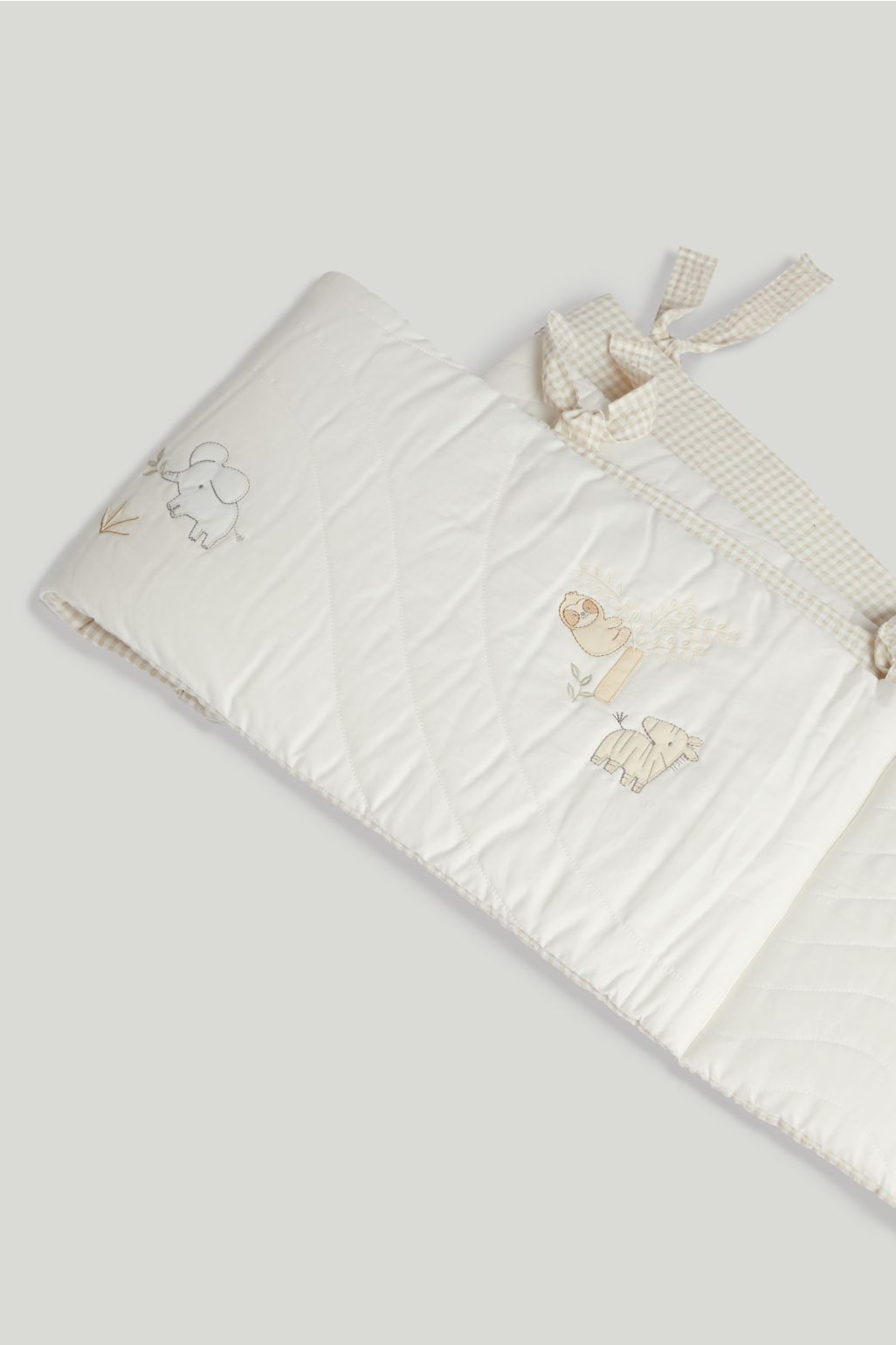 Set lenjerie de pat Mothercare, 3 piese (pat de copil) - crem