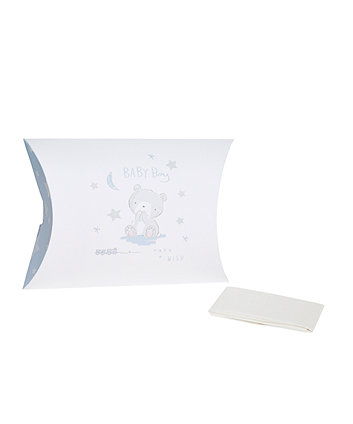 Mothercare My First Little Bear Pillow Box And Tissue Paper