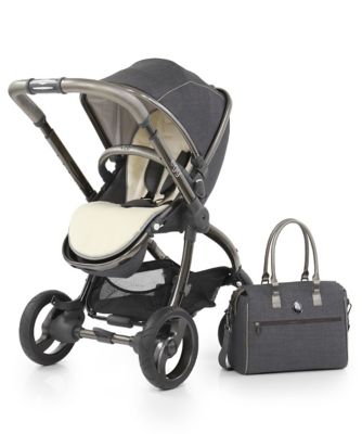 egg pram grey pewter
