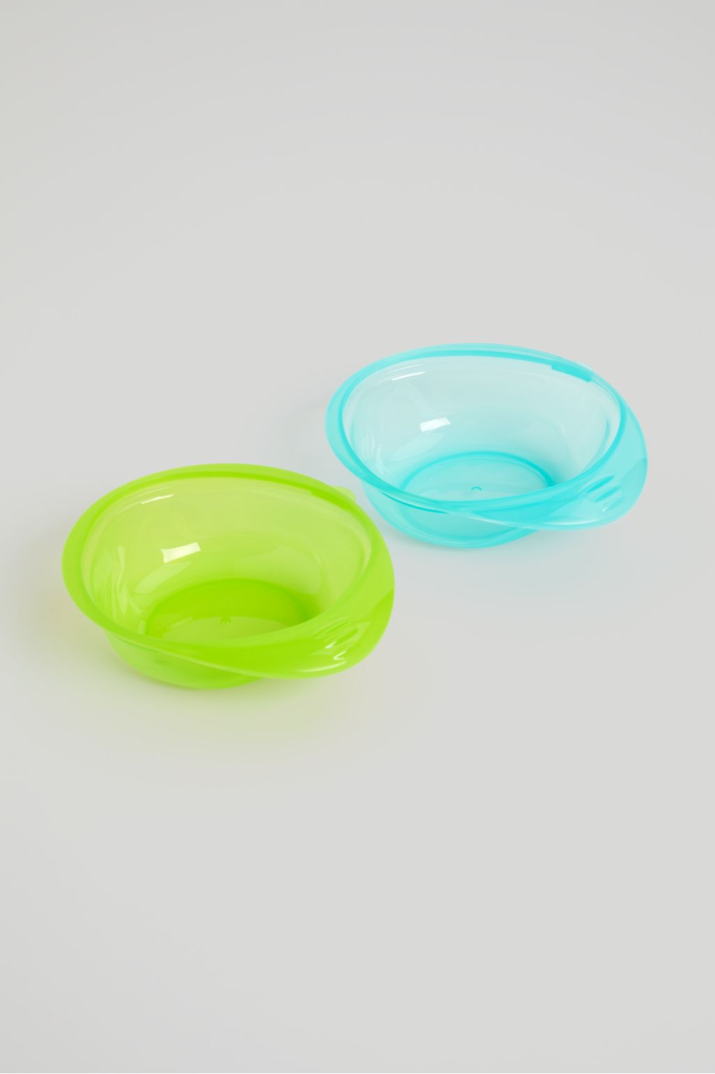 mothercare first tastes weaning bowls 2 pack - blue