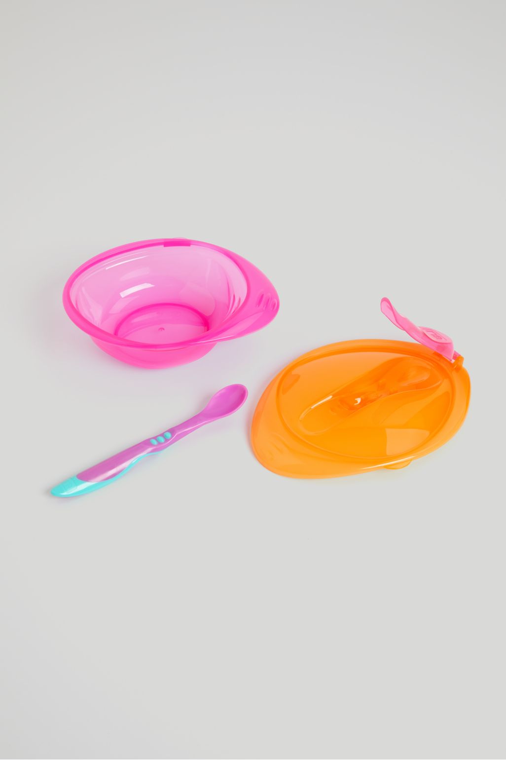 mothercare first tastes weaning bowl set - pink