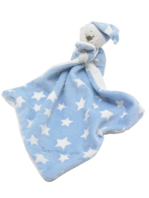 Mothercare Baby's Toy Bedtime Blue Bear Blankie Blanket | eBay
