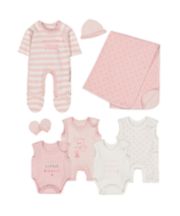 Mothercare Pink Premature Baby Eight-Piece Set