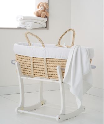 mothercare knitted moses basket
