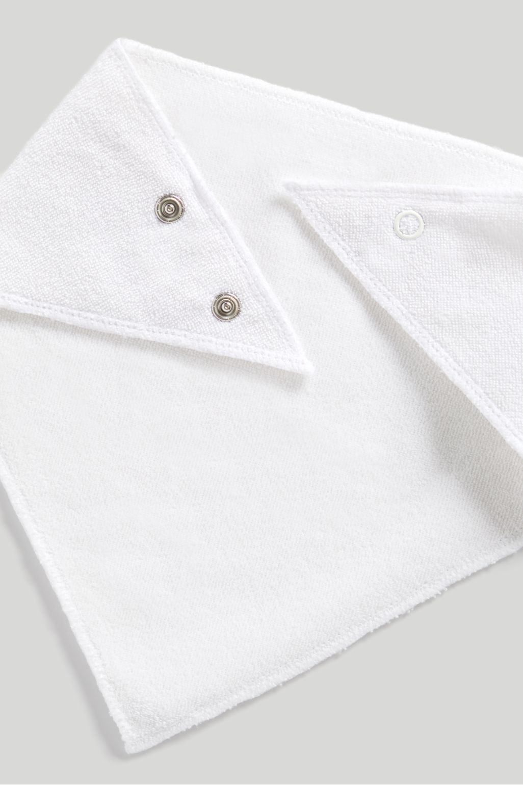 mothercare newborn white dribbler bibs - 3 pack