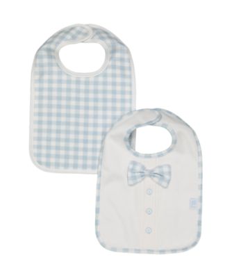 Mothercare Bow Tie Newborn Bibs - 2 Pack