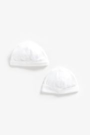 Mothercare My First White Hats - 2 Pack