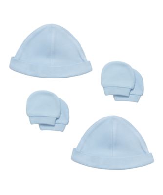 Mothercare Blue Hat And Mitts Set