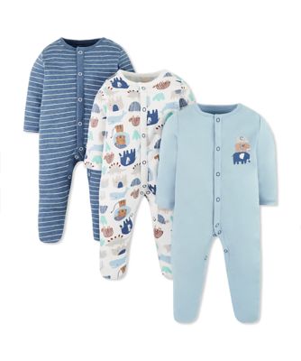 mothercare baby boy sleepsuits
