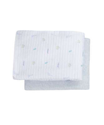 Mothercare Sleepysaurus Fitted Cot Sheets - 2pk