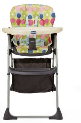 Chicco Happy Snack Highchair   Green/Blue/Pink   highchairs 