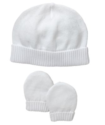 Mothercare Unisex My First Knitted Hat and Mitts - hats, mitts ...
