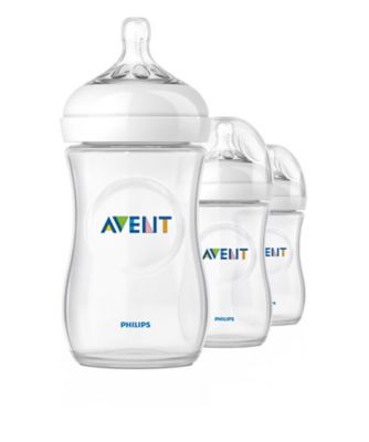 Philips Avent Natural Bottle 9oz/260ml   3 Pack   bottles   Mothercare