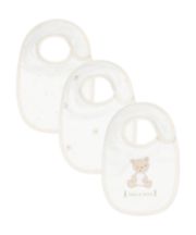Mothercare Little And Loved Newborn Bibs - 3 Pack