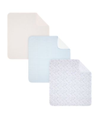 Mothercare Spring Flower Jersey Blankets - 3pk