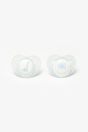 Mothercare Elephant And Giraffe Orthodontic Soothers 0-6Months - 2 Pack