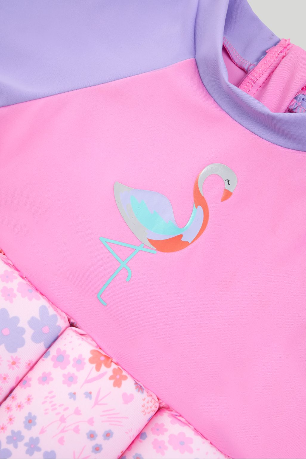 mothercare swimsafe pink float suit 1-2 years