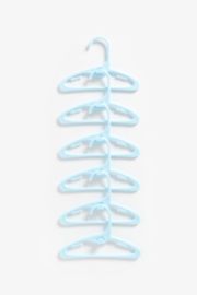 Mothercare Blue Baby Hangers - 6 Pack