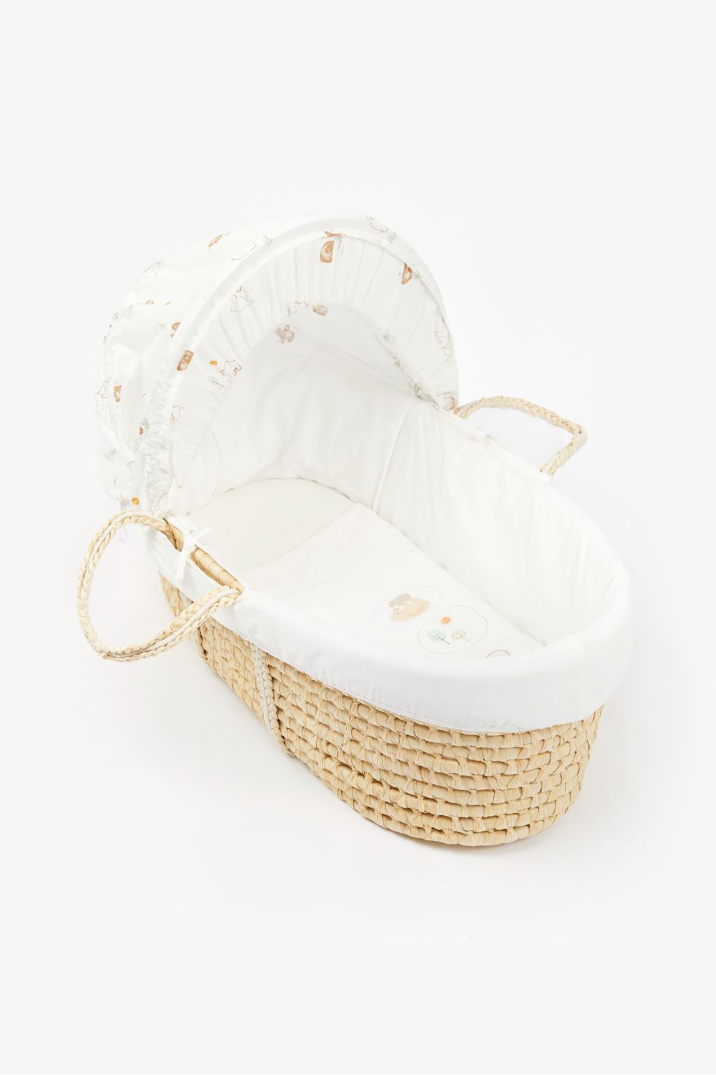 Fashion mothercare moses basket set