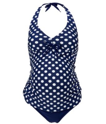 Mothercare Maternity Nautical Spot Tankini   maternity bikinis 