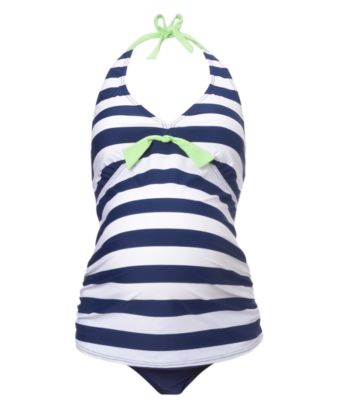 Mothercare Maternity Nautical Stripe Tankini   maternity bikinis 