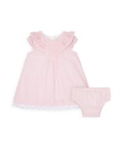 Mothercare Pink Seersucker Dress And Knickers Set