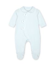 Mothercare My First Blue Velour Safari Elephant Collared All In One