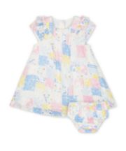 Mothercare Spring Flower Patchwork Dress And Bloomers Set