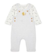 Mothercare Little Leopard Dungarees And Bodysuit Set