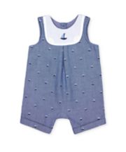 Mothercare Heritage Chambray Sail Boat Romper