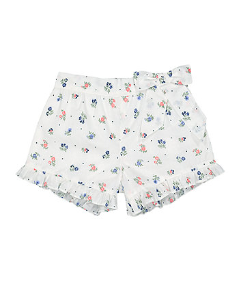 Mothercare Floral Frilled Shorts
