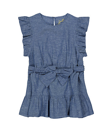 Mothercare Blue Chambray Dress