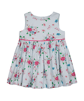 Mothercare Turquoise Floral Dress